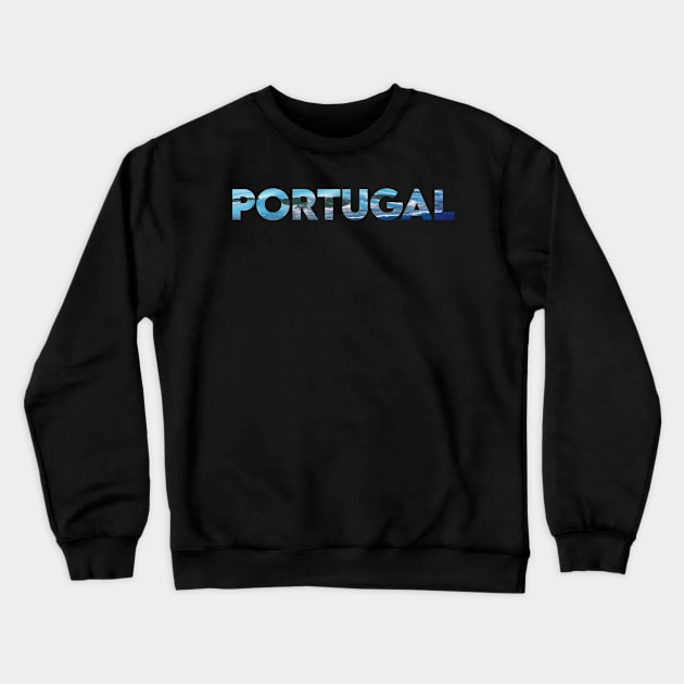 Portugal romantic honeymoon trip gift. Perfect present for mother dad friend him or her Crewneck Sweatshirt by SerenityByAlex